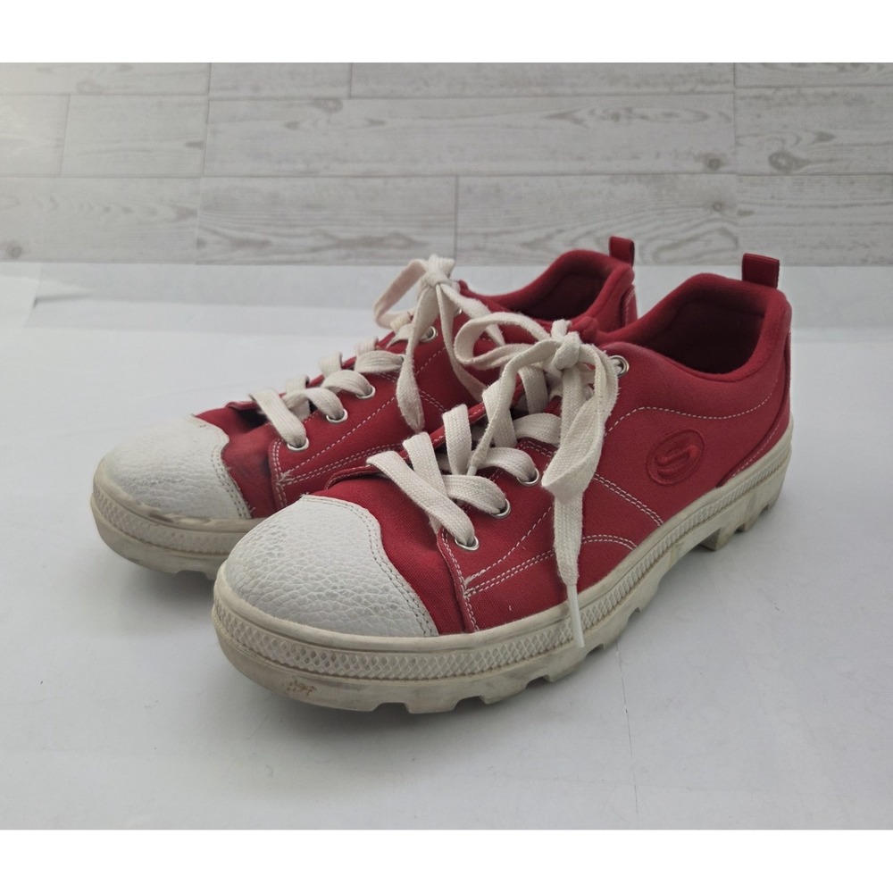 Skechers Roadies True Roots Canvas Sneakers Womens 9.5 Lug Sole Y2K Indie‎ Retro